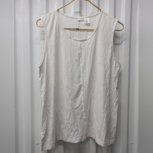 Max Studio Light Cream Tank Top